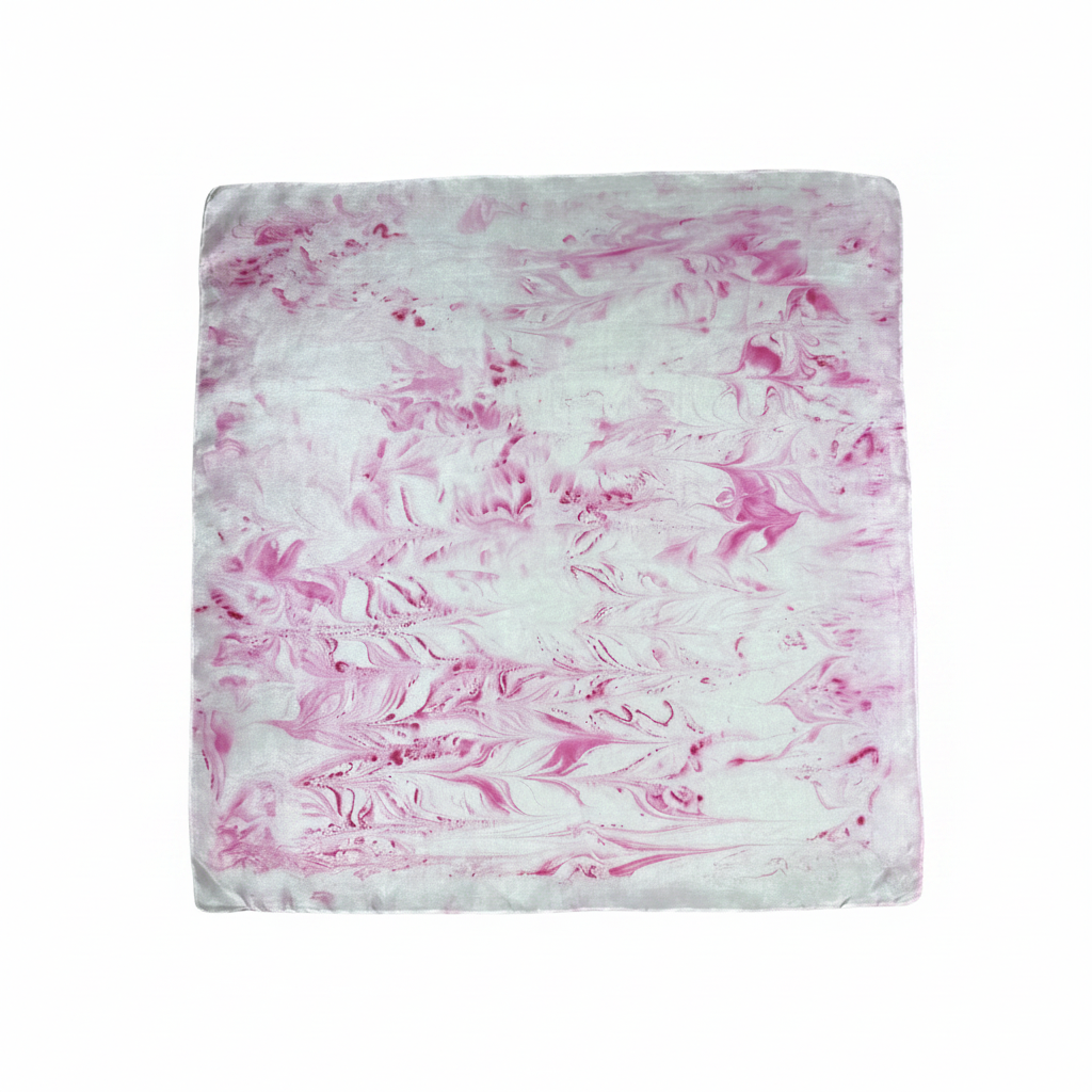 Mystic Flow | Pañuelo de seda pintado a mano